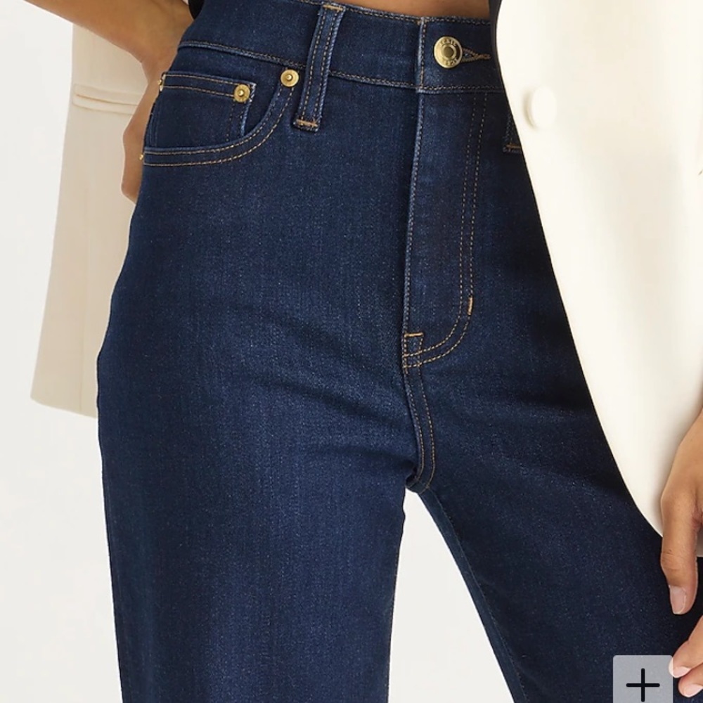 J Crew Slim Wide Leg Jeans